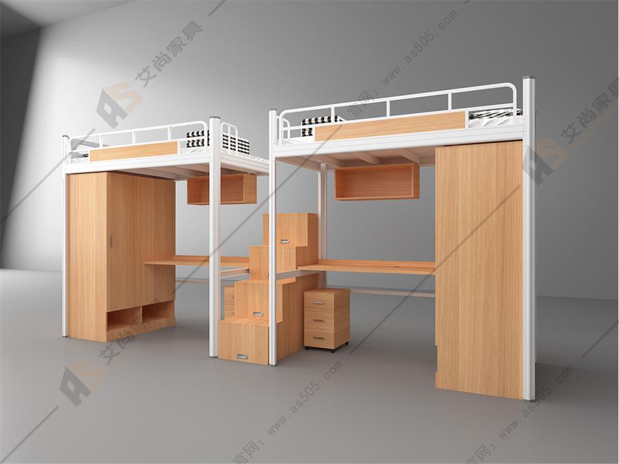 大学生公寓床尺寸 深圳钢制公寓床 做工精细 开启品质生活