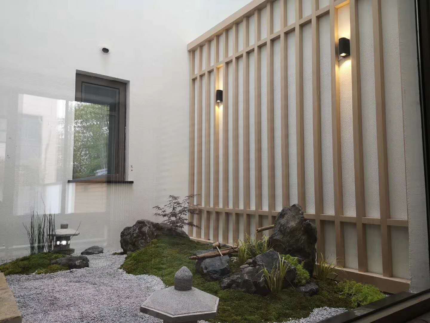 日式枯山水庭院造景