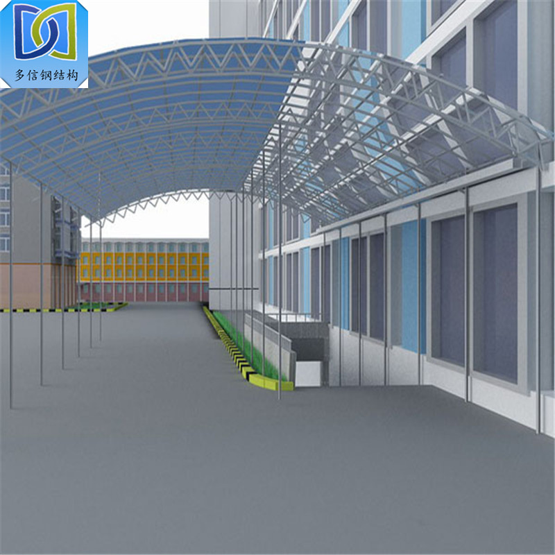 广州花都区工地雨棚铁棚搭建 质量可靠