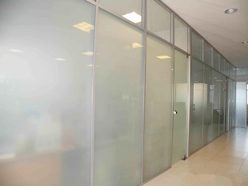 玻璃隔墙安装v上海办公室玻璃制作安装维修玻璃门