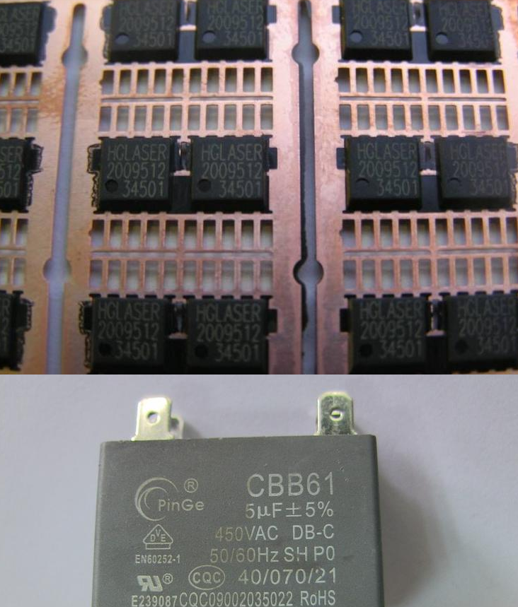 电子元器件IC芯片晶振全自动激光打码机