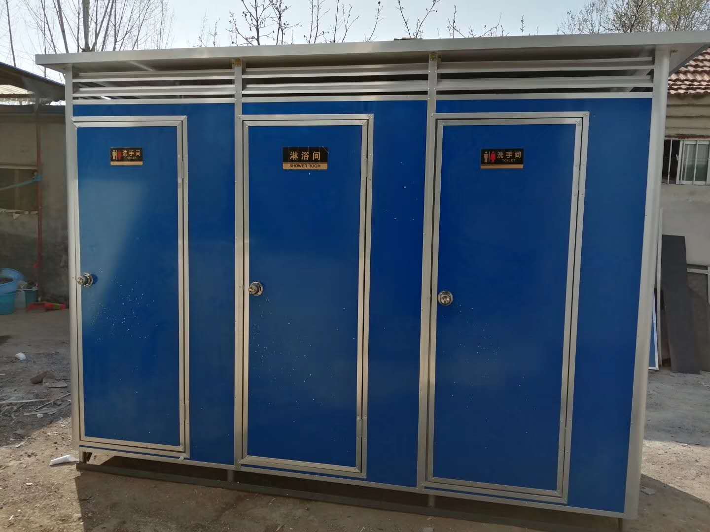 山东简易厕所淋浴间-环保厕所生产厂家-专业定做百倍