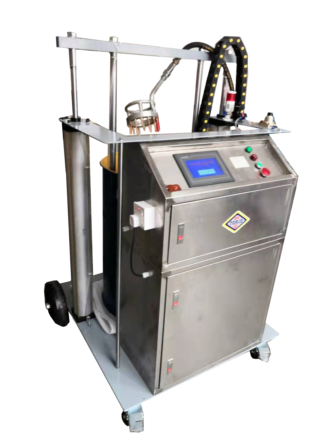 深圳双立柱油脂定量加油机 移动式润滑脂加注机