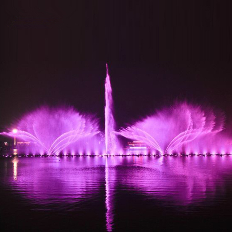 音乐喷泉系统 彩色喷泉 设计