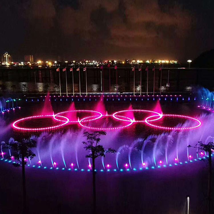 音乐灯光喷泉 加工厂家 漂浮式喷泉