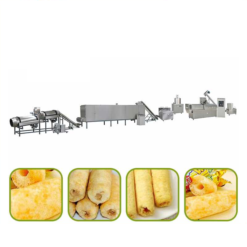 夹心米果生产线高效节能自动化65型号膨化机