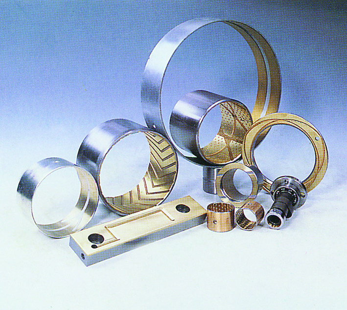 JF-800双金属轴承 钢铜合金自润滑轴承 板簧合金衬套