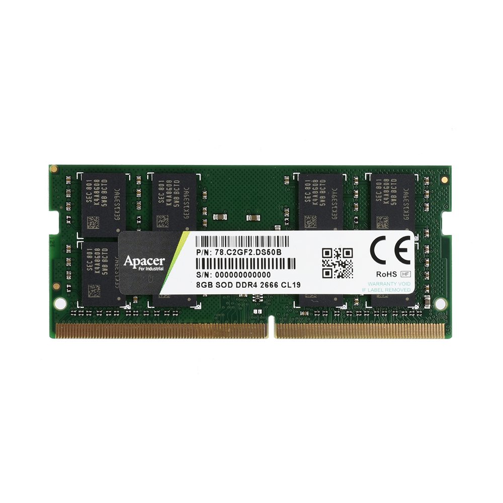Apacer宇瞻DDR4 SODIMM工业级宽温笔记本内存条