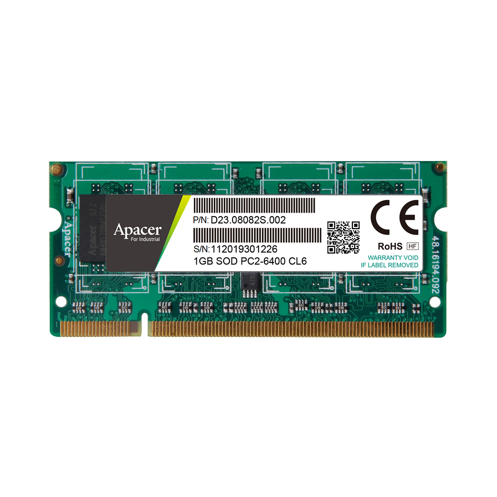 Apacer宇瞻工业级宽温笔记本DDR2 SODIMM内存条