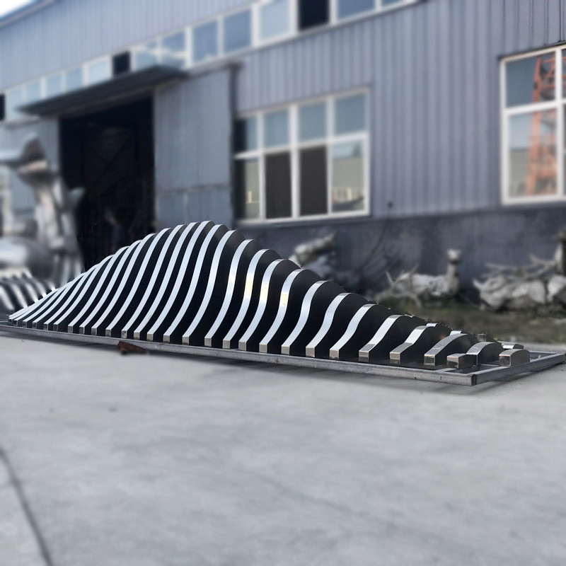 抽象假山雕塑 工厂 镂空不锈钢假山雕塑