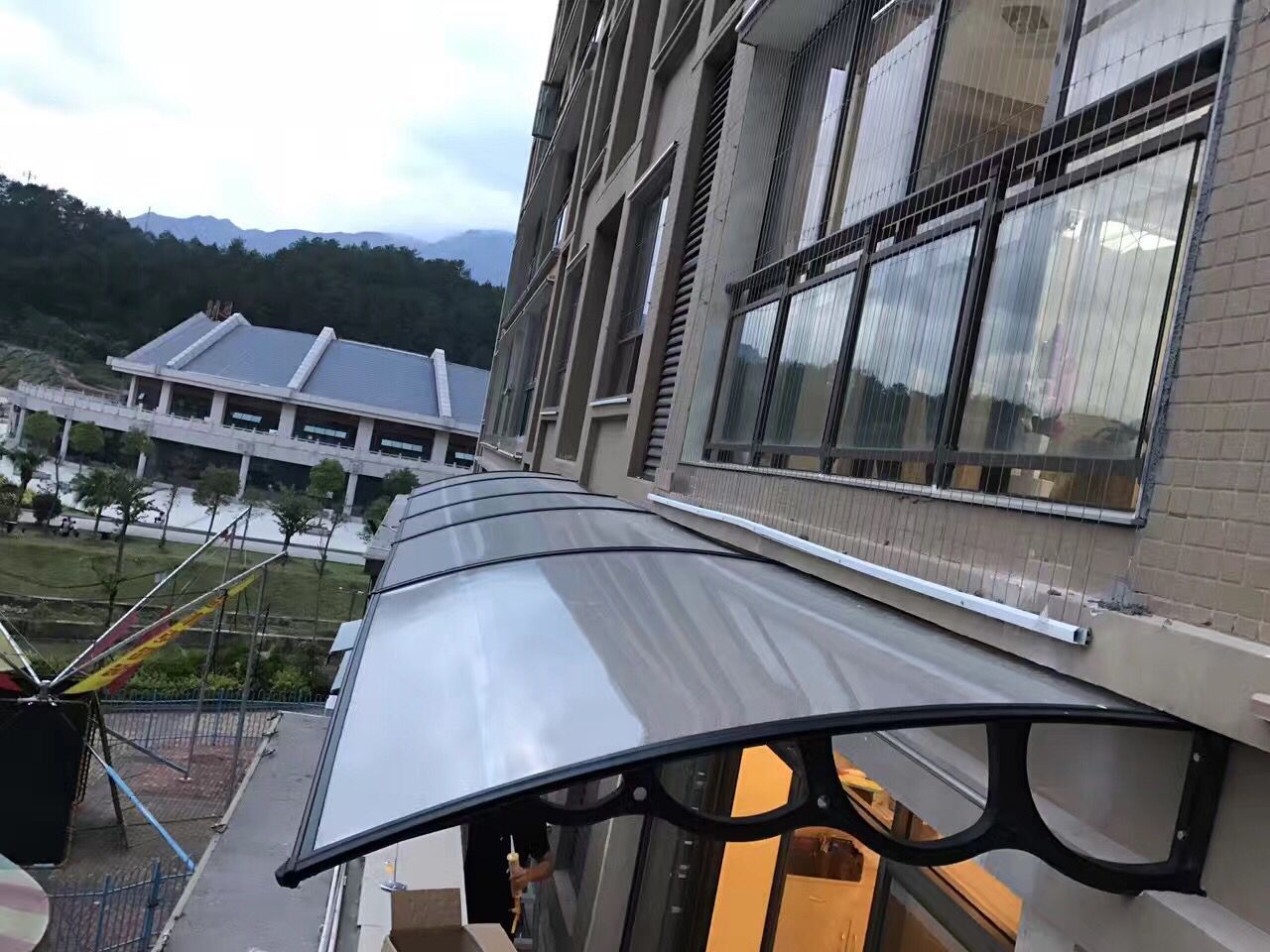 遮阳棚铝合金PC耐力板