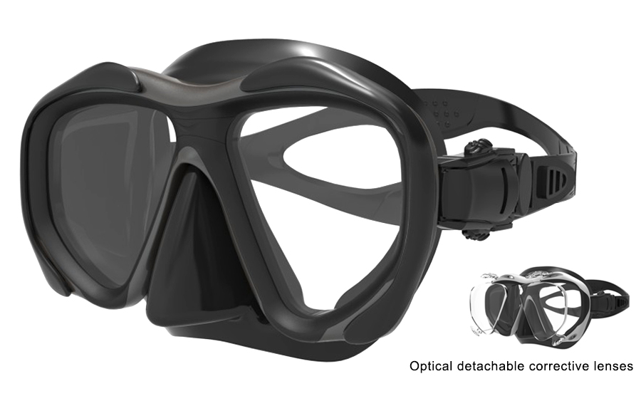 厂家直销新款潜水镜防水面罩成人浮潜 硅胶潜水眼镜