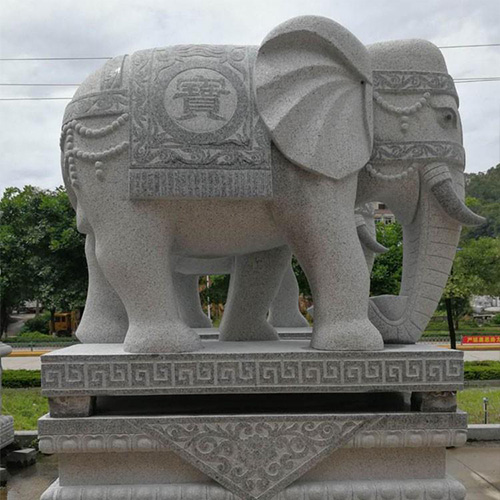 河南石雕貔貅定制厂家，石雕狮子，石雕大象