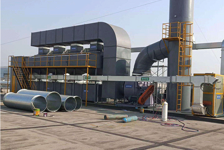 RCO催化燃烧器工业用大型废气净化器催化燃烧环保装置