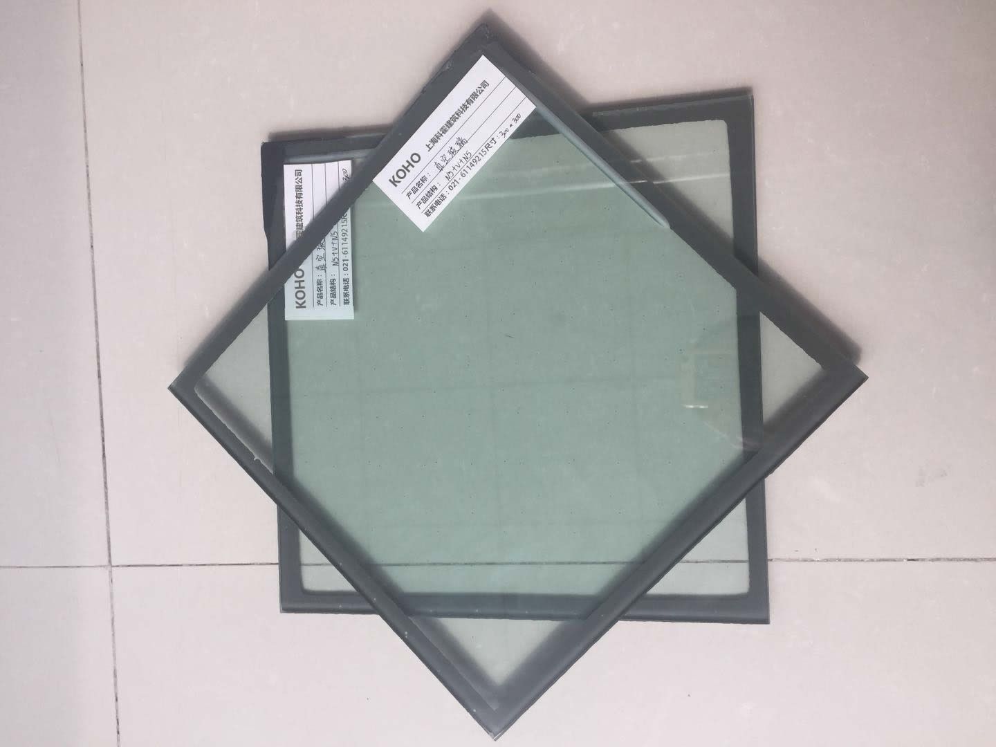 上海科霍厂家供应5+0.2V+5low-e镀膜真空玻璃