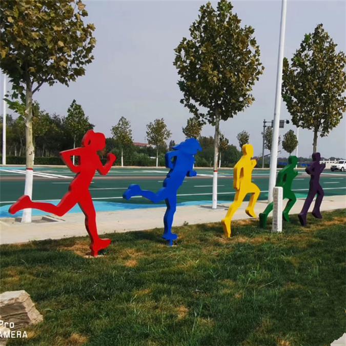 校园运动人物雕塑