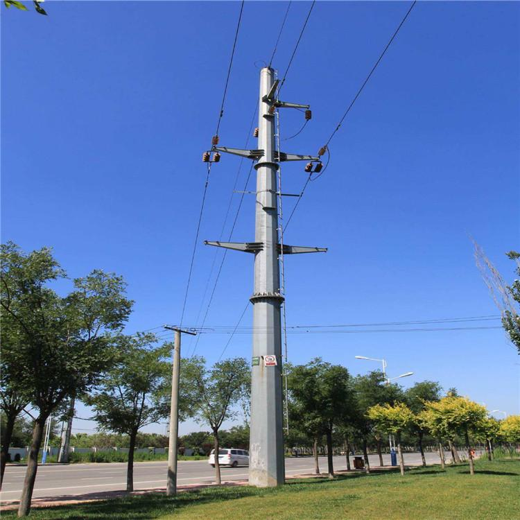芜湖市农网改造110kv电力电杆四回路转角钢管塔