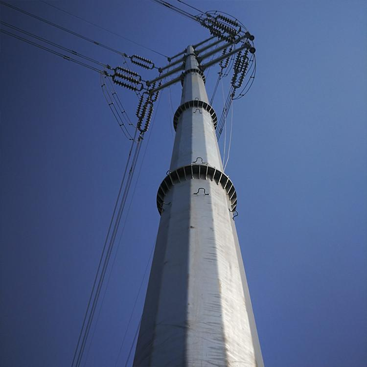 毫州市电力高压输电110kv电力钢管塔转角钢管塔