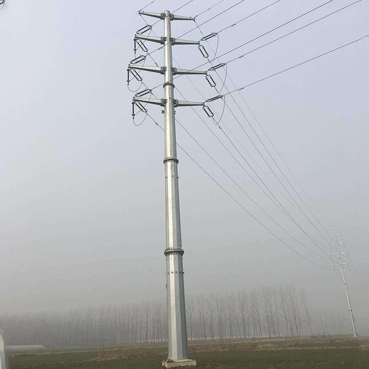 四川电力钢管杆生产厂家10kv-220kv钢管杆