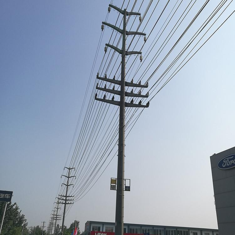 贵阳市输电线路10千伏直线塔双回直线钢管塔价格