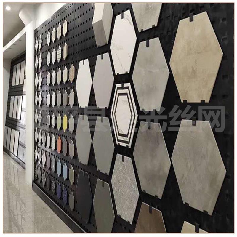 安平县逐光丝网生产 瓷砖展示架 瓷砖钢板网挂网