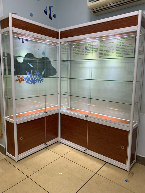 全新广西南宁精品玻璃展示柜，南宁模型玻璃柜