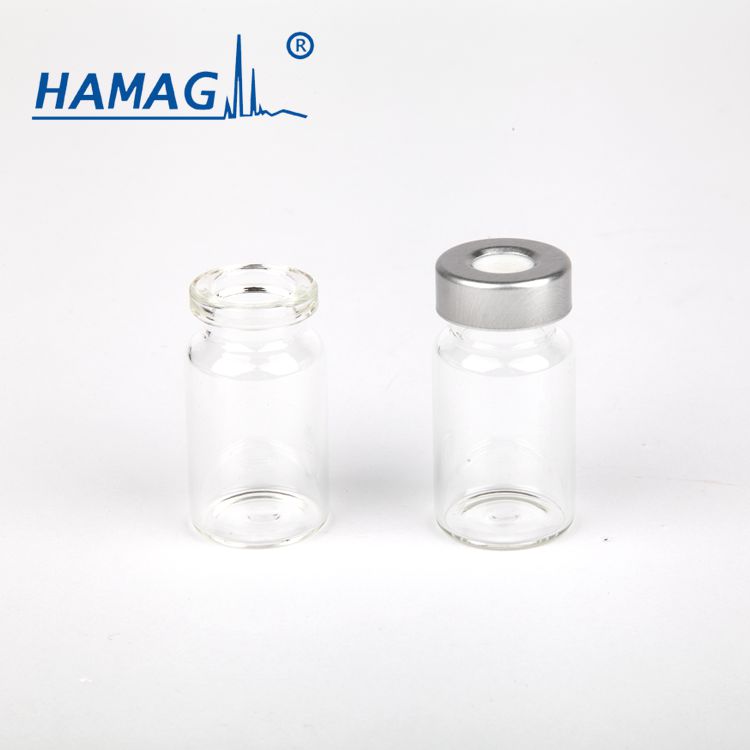 5ML钳口顶空瓶透明样品瓶气相压口玻璃瓶