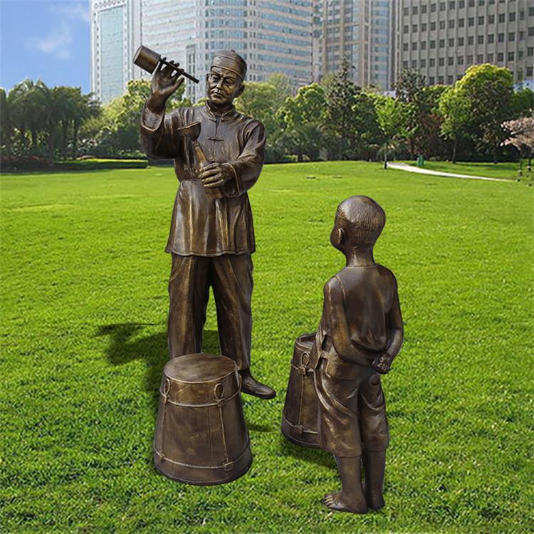 制作 民俗铜雕塑 民俗广场雕塑