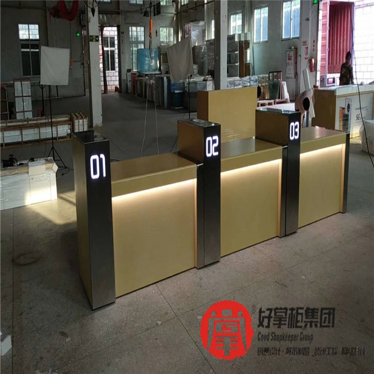 郑州中国移动营业厅受理台装修效果图