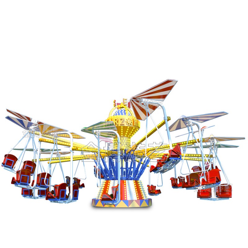 大型室外游乐场设备 32人玻璃钢娱乐设施JBY206风筝飞翔