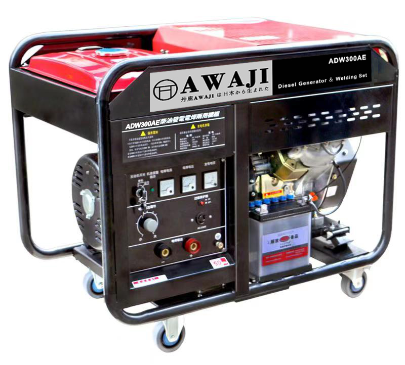 应急250A汽油发电电焊机 AGW250AE