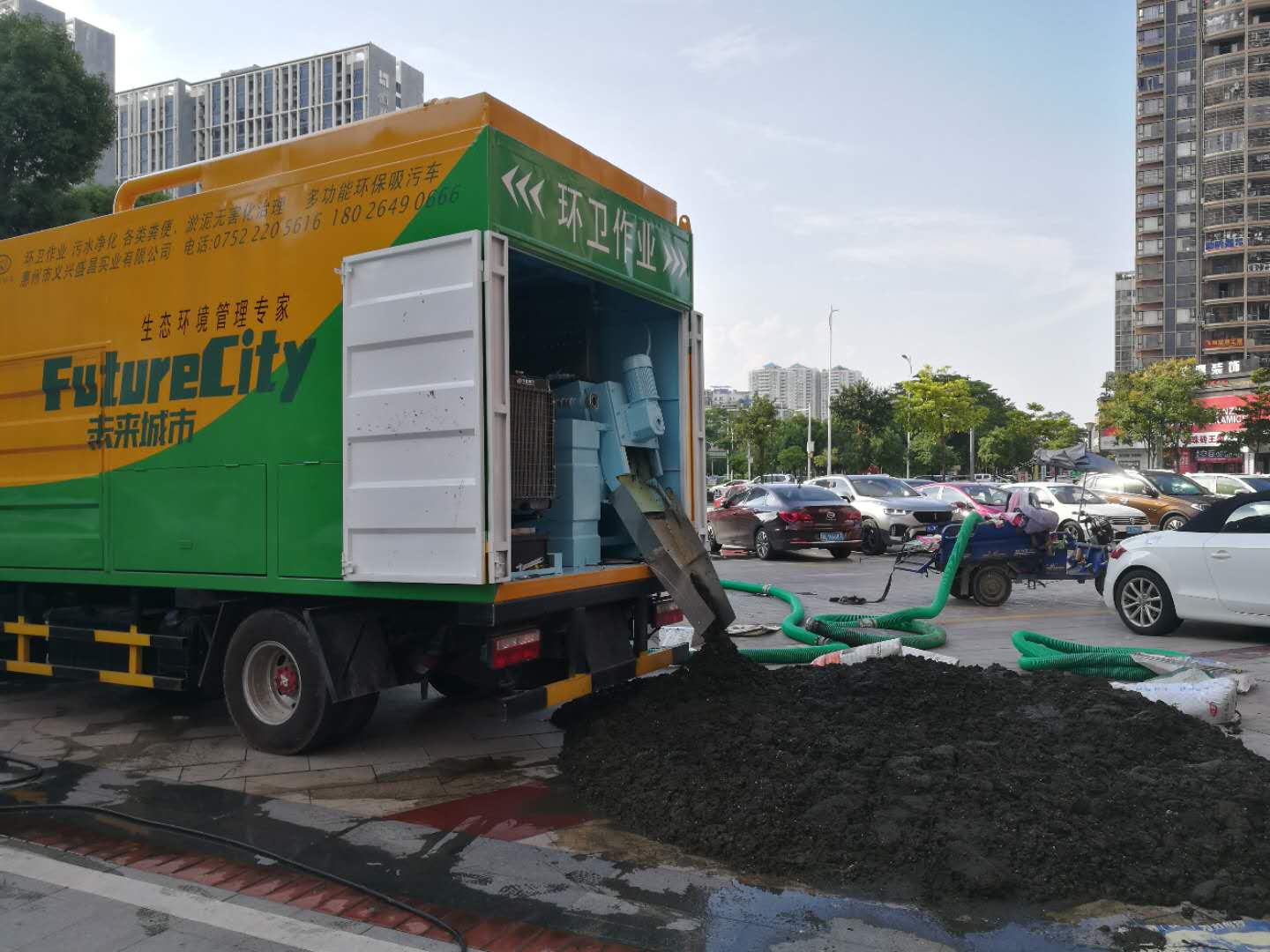 全自動不銹鋼渣液分離抽糞車 質量好 價格公道