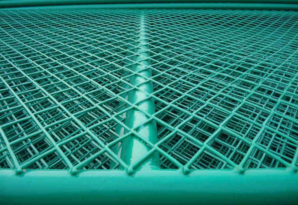 防抛网厂家定制绿色浸塑桥梁道路防抛网 框架方孔围栏防抛网