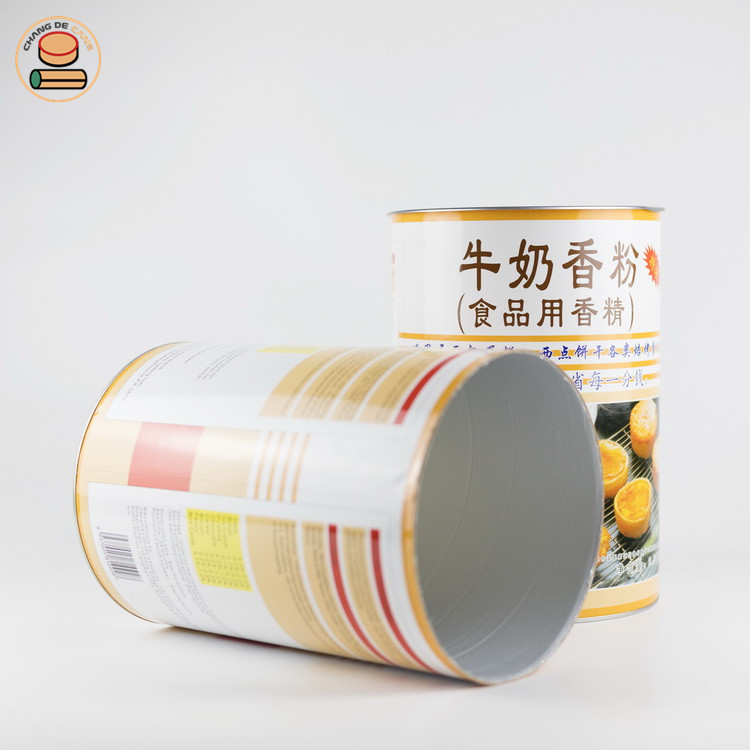 厂家热销调味粉罐 鸡粉包装纸罐食品配料罐圆筒包装