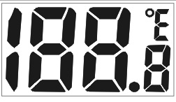 ZH-8271B简易LCD显示 温度计芯片IC 测量温度芯片高精准测试芯片