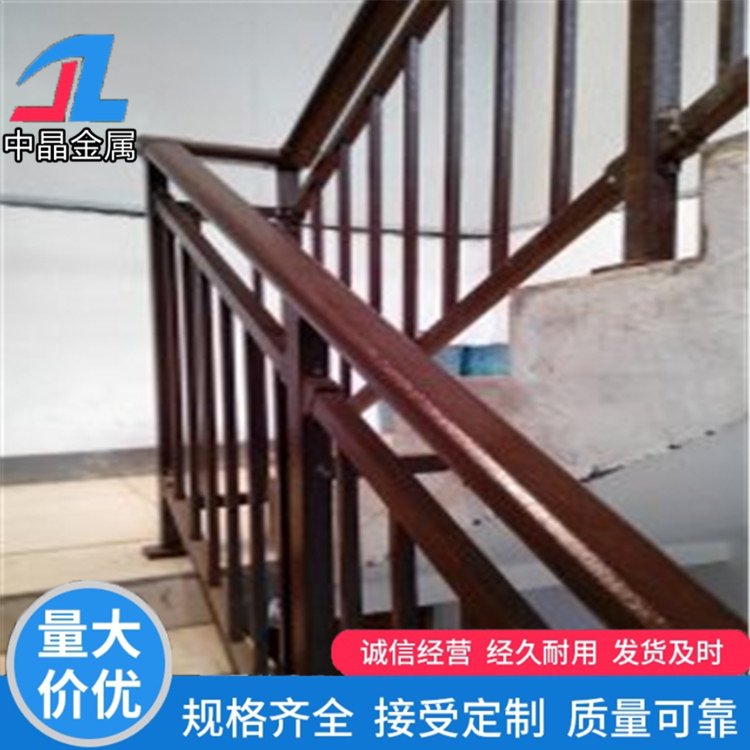 泰兴锌钢楼梯扶手 厂家支持定制安装 接组装焊接户外楼梯工程活