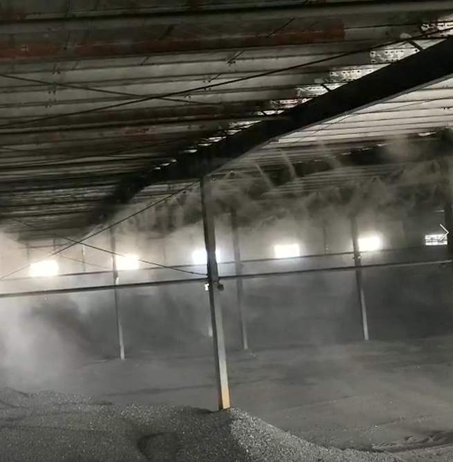 环保降尘喷雾设备车间矿山高压喷雾降尘设备