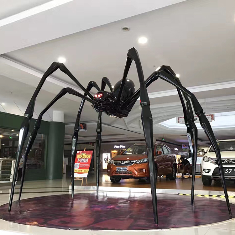 电影动漫巨型蜘蛛造型道具展示