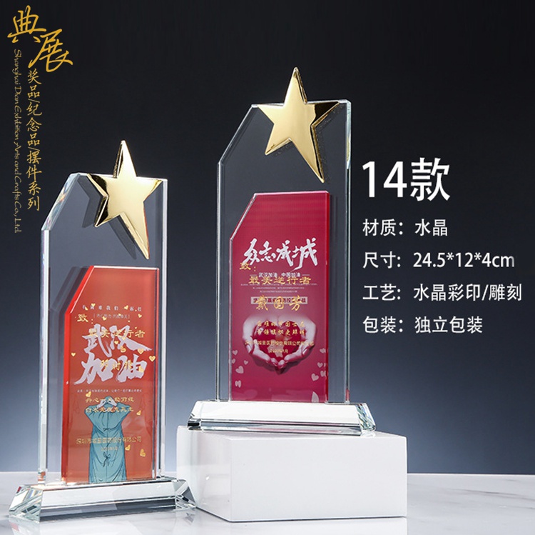 上海抗击疫情志愿者感谢牌规格 抗疫**个人奖牌