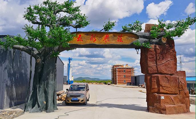 阜阳仿古树大门