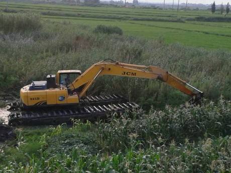 河道清淤提升设备 水陆挖掘机出租
