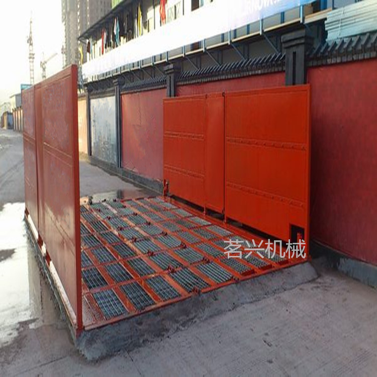 天津环保工地洗轮机定制 平板洗车机