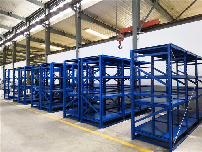 西安模具货架-结构简单-便于拆卸-提高了模具规整与仓库面积效率-厂家定制设计安装