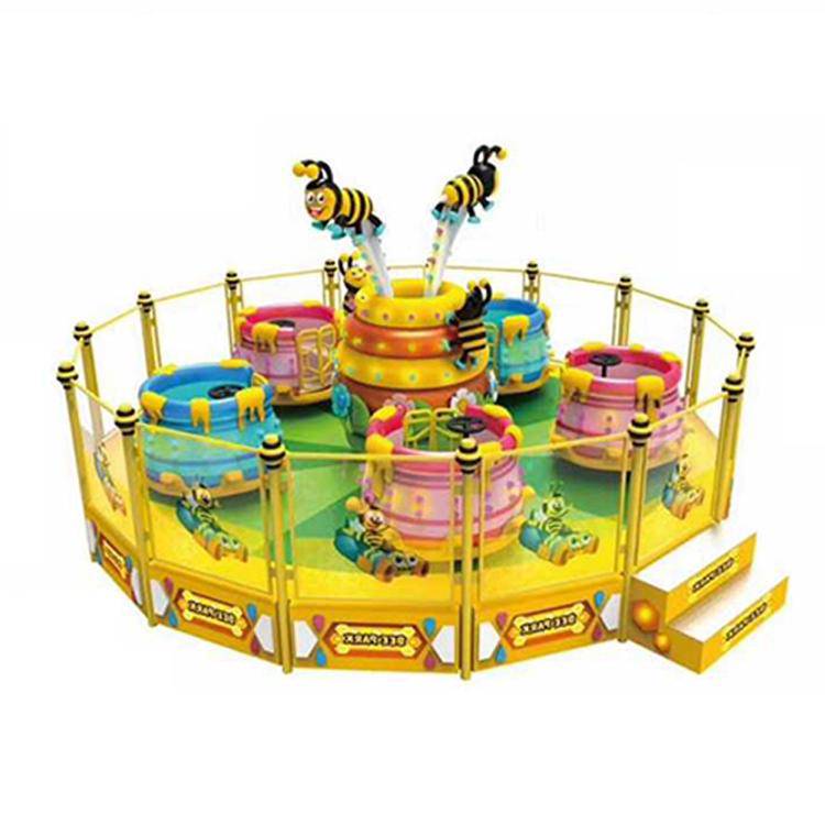 儿童喷球车游乐设备 蜜蜂新款欢乐喷球车