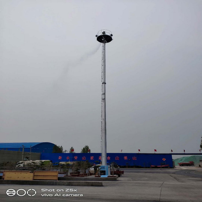 唐河城市空气监测点智能旋转喷雾设备供应