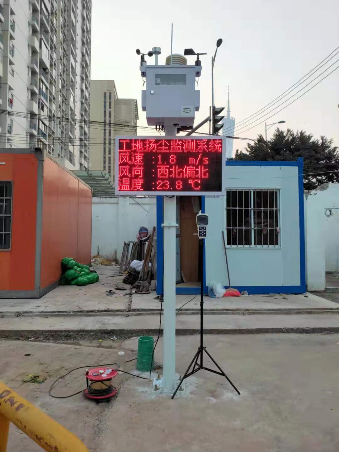 江门市建筑工地环境监控仪器扬尘在线监测系统PM2.5PM10温度湿度检测