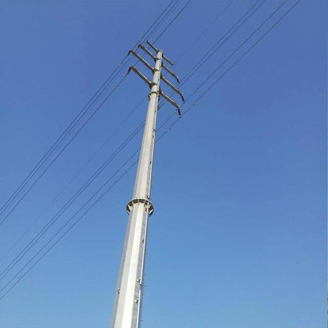 绵阳市35kv电力钢管杆价格18米钢管杆组立