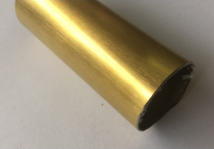 不锈钢彩色管真空电镀拉丝钛金圆管45*1.0mm