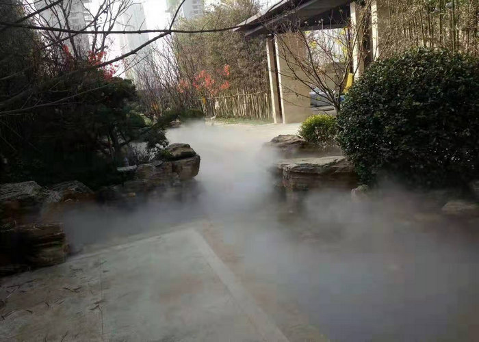 连云港花园景观造雾,广场高压冷雾设备供应