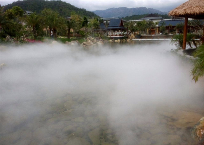 连云港花园景观造雾,广场高压冷雾设备供应